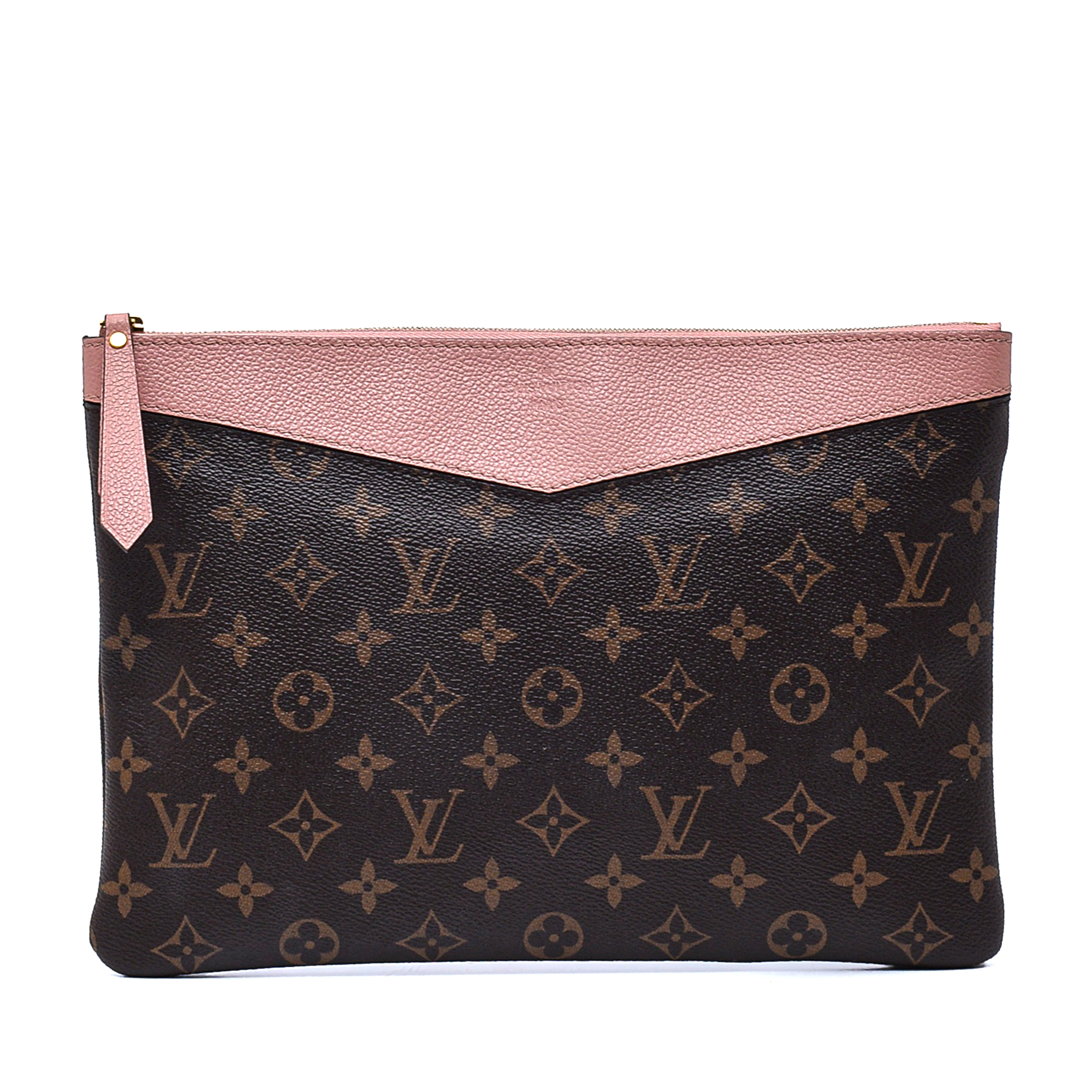 Louis Vuitton- Monogram Canvas and Rose Poudre Daily Pouch